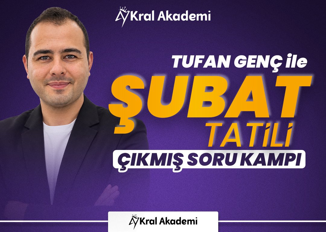 2027 Tufan GENÇ ile ŞUBAT TATİLİ ÇIKMIŞ SORU KAMPI