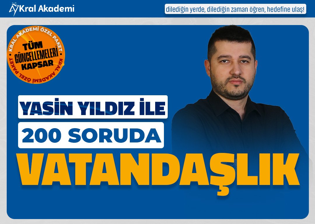 2026 YASİN YILDIZ ile 200 SORUDA VATANDAŞLIK