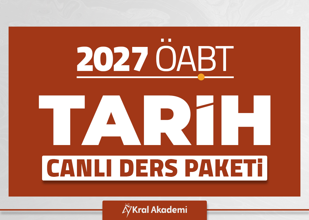2027 TARİH ÖABT Canlı Ders Paketi